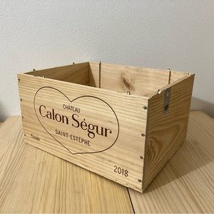 Wine crate, wood crate, wooden wine crate